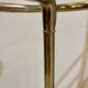 Modernist umbrella stand in chrome tube