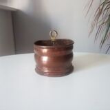 Old workshop box in copper and brass