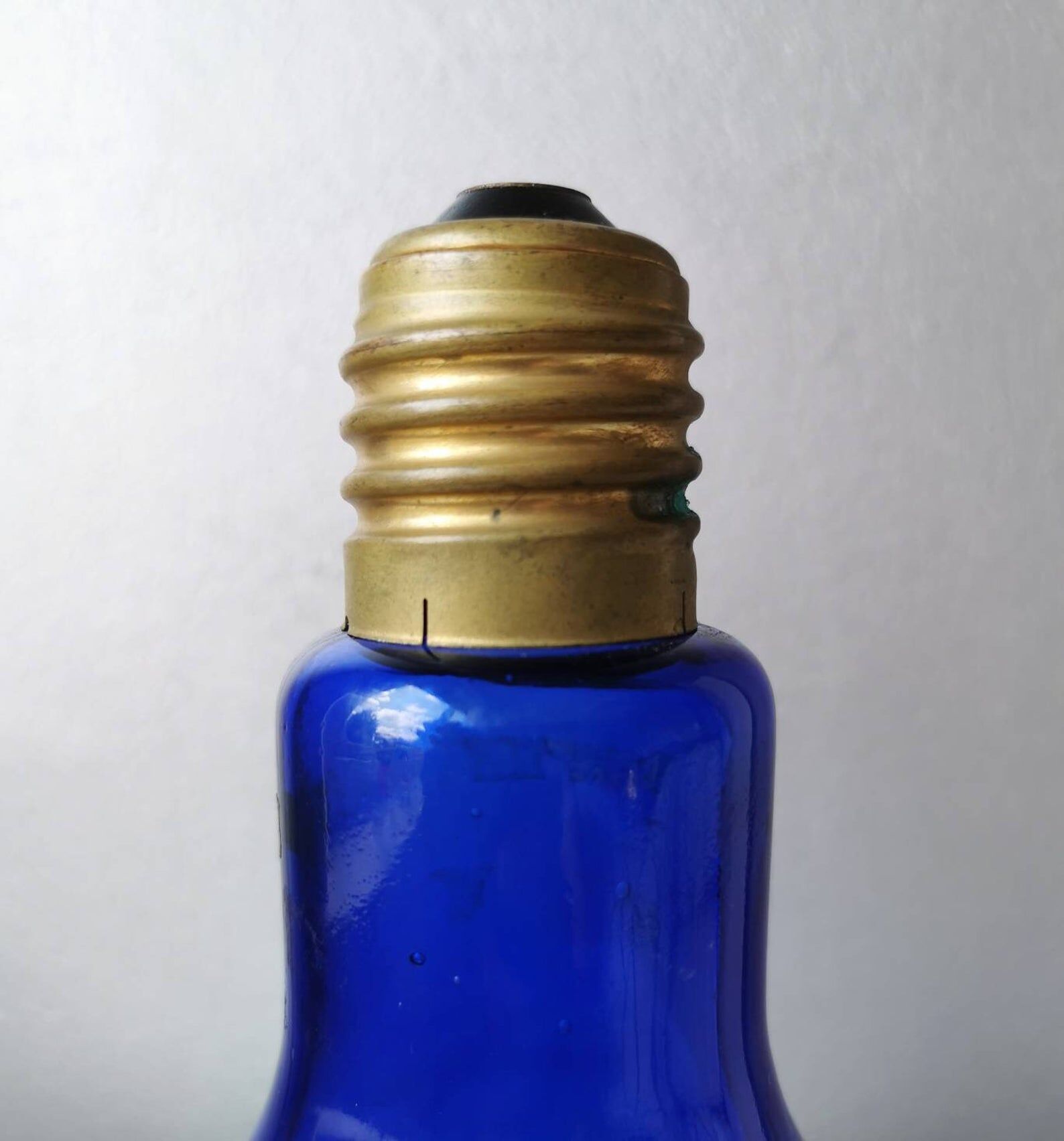 Vintage glass lamp bulb 1970