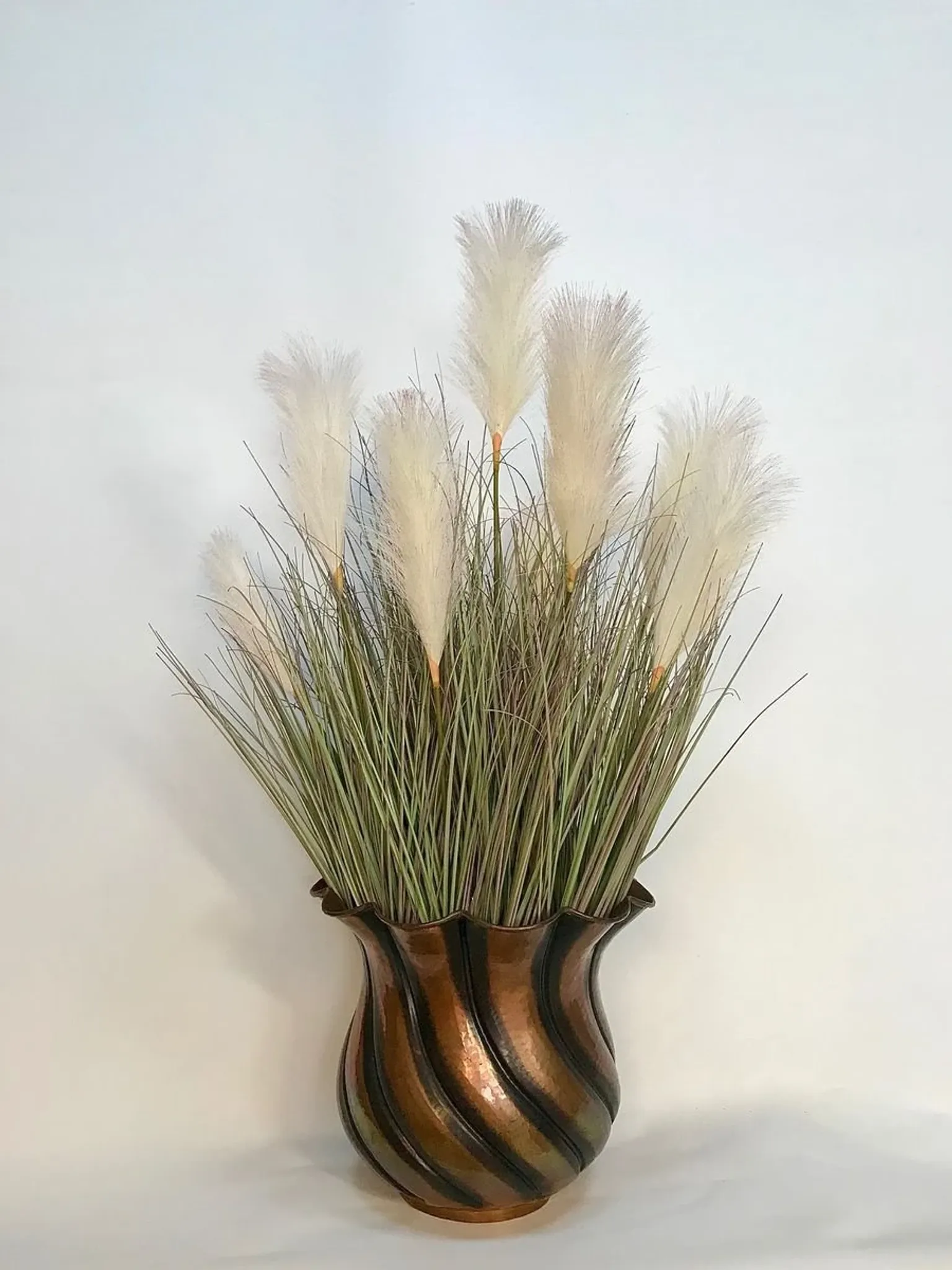 Copper Cachepot by Egidio Casagrande for Borgo Valsugana, Italy 1950s