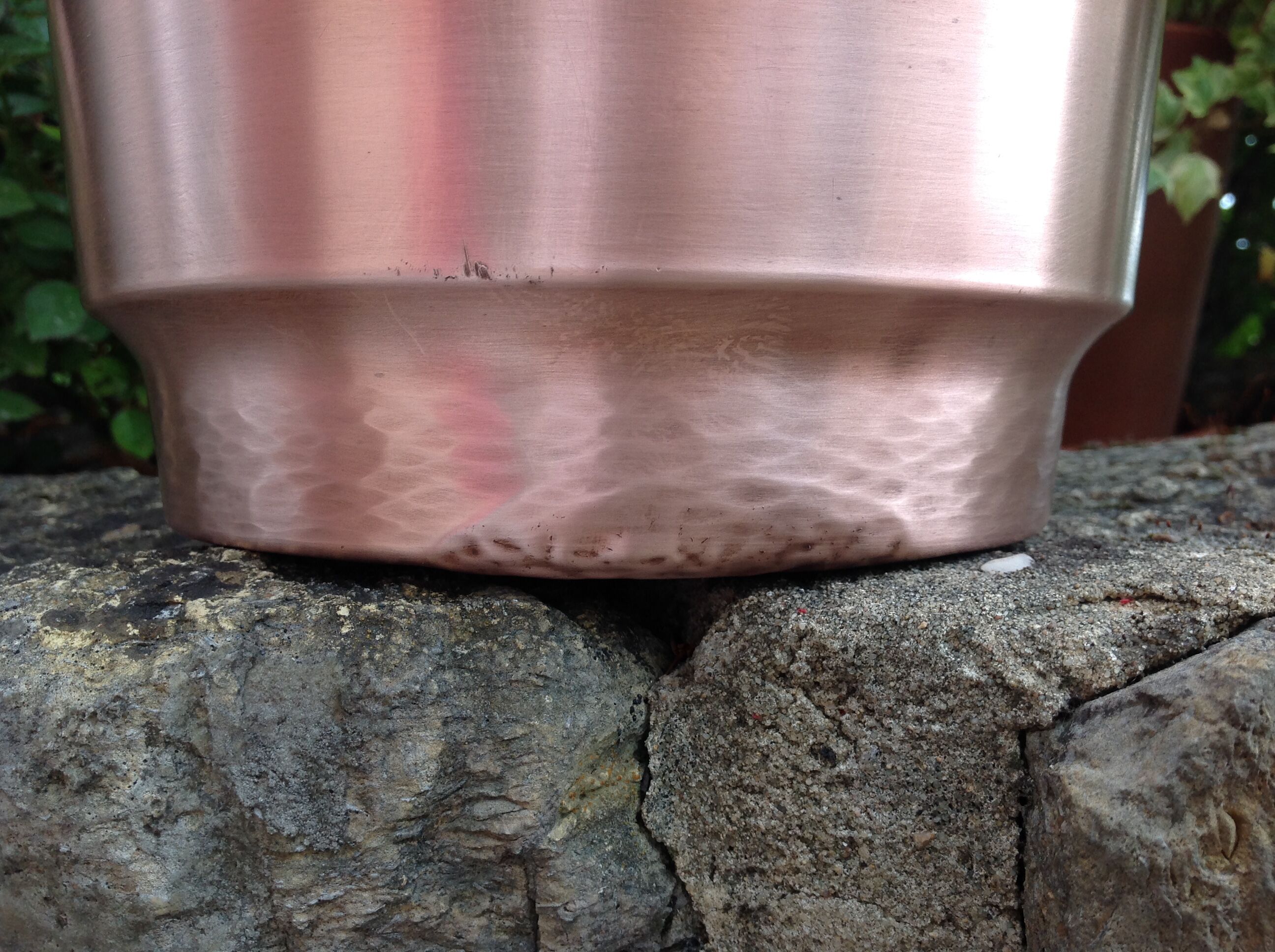 Cache jar brushed red copper 60/70