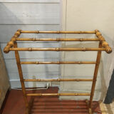 Wooden towel rack