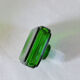 Green vintage sweet decanter