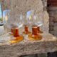 Verres à pied Luminarc années 70 orange