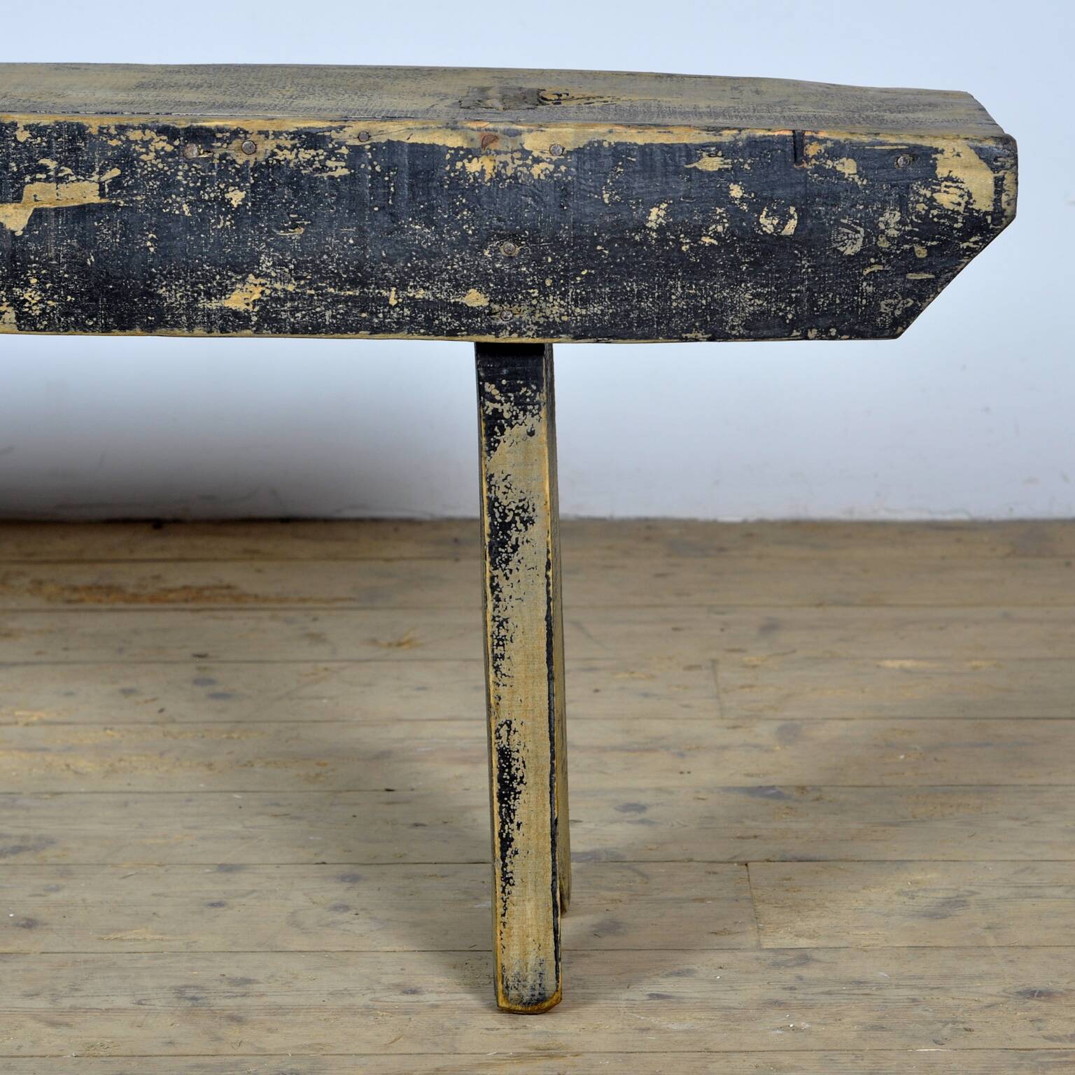 Rustic pine bench, circa 1960