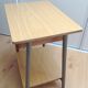 Bedside table in formica imitation wood / vintage 60s-70s