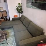 BoConcept Carlton model corner sofa in green Lazio fabric