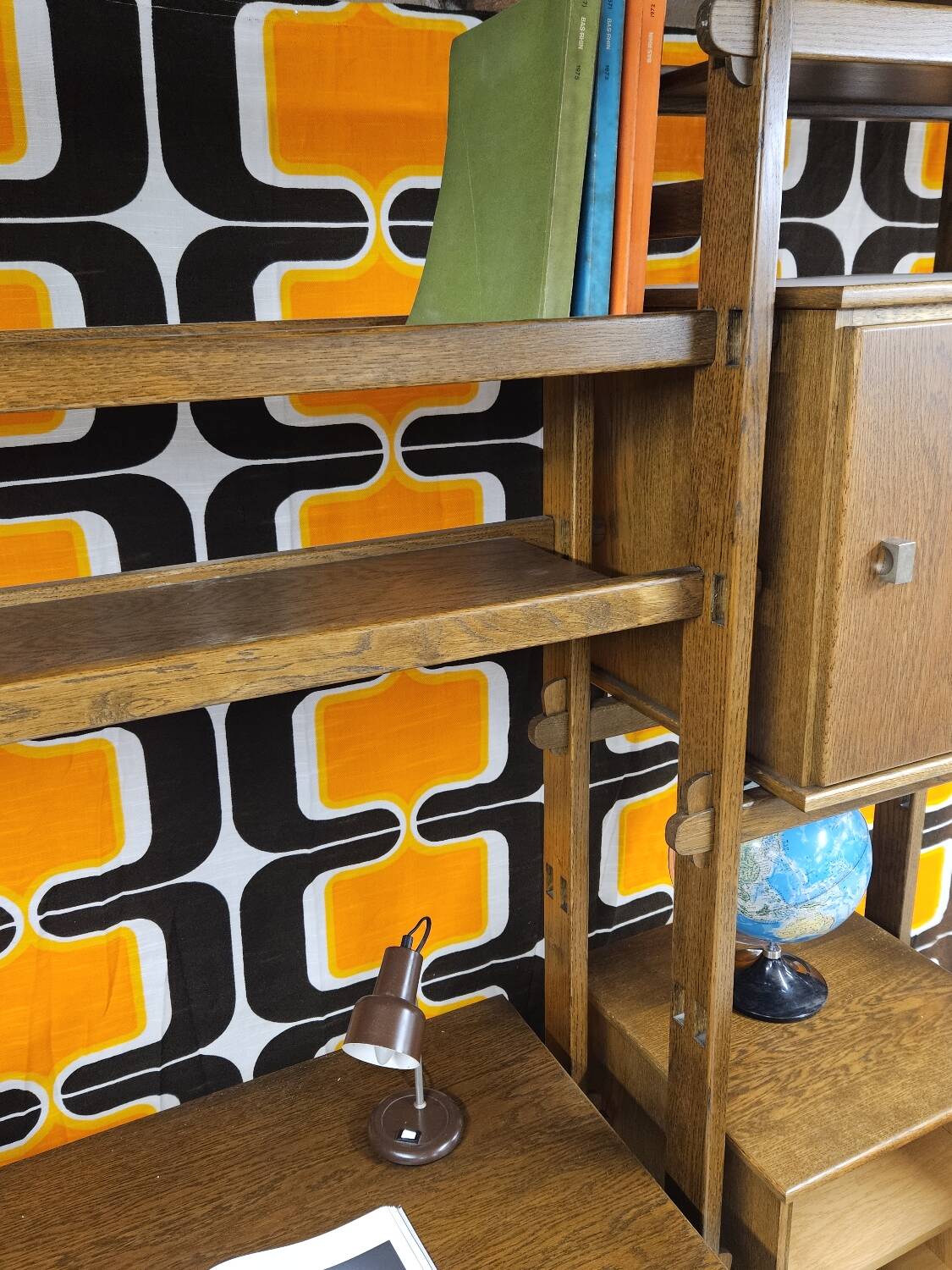 Vintage modular furniture 1970" library desk