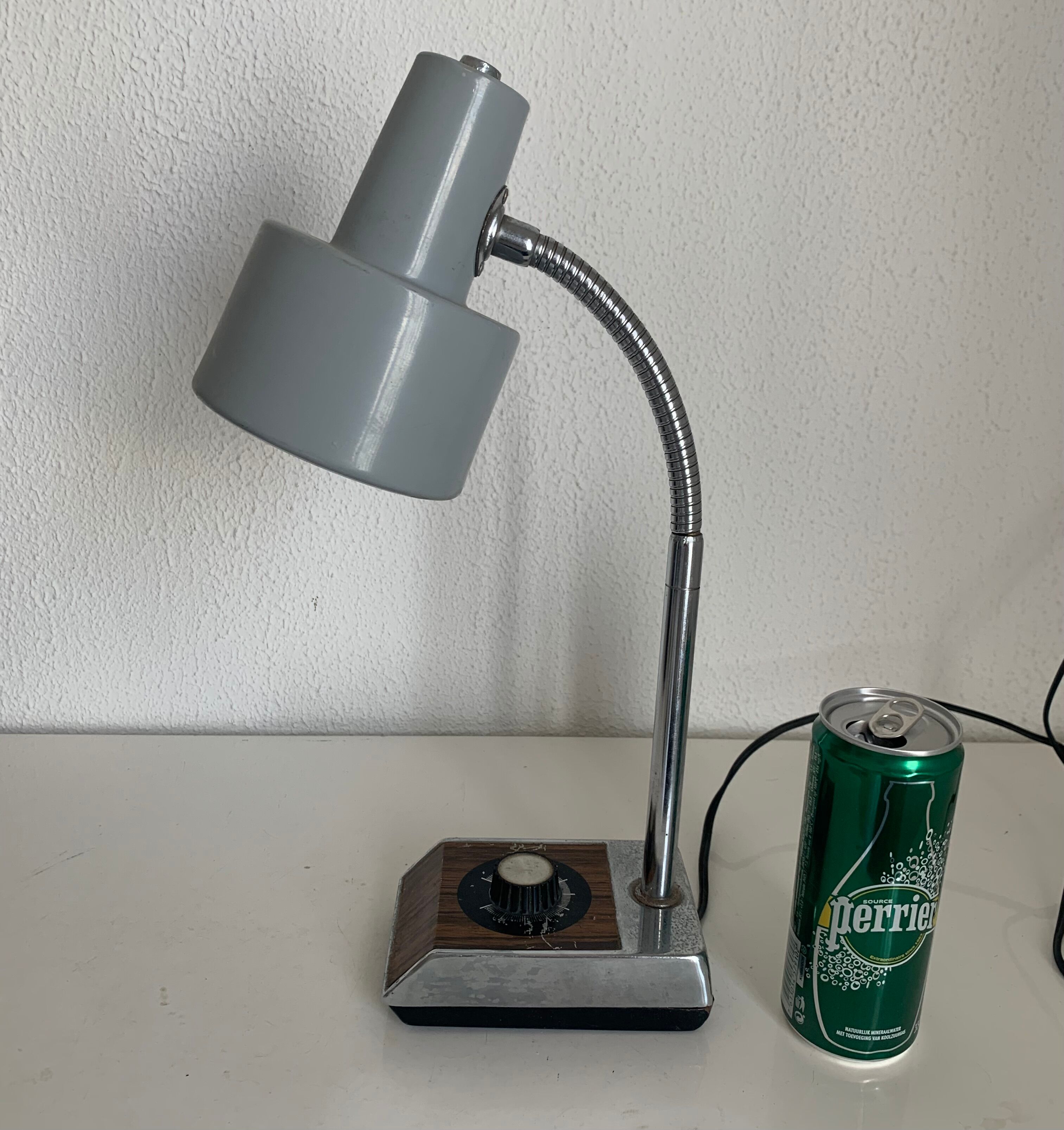 Vintage lamp 1970 desk dimmer Chiely engineer - 40 cm