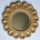 Rare Midcentury Flower Wall Mirror, Italy, 1970s