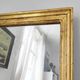 Miroir bois doré 19e 38,5 x 33 cm