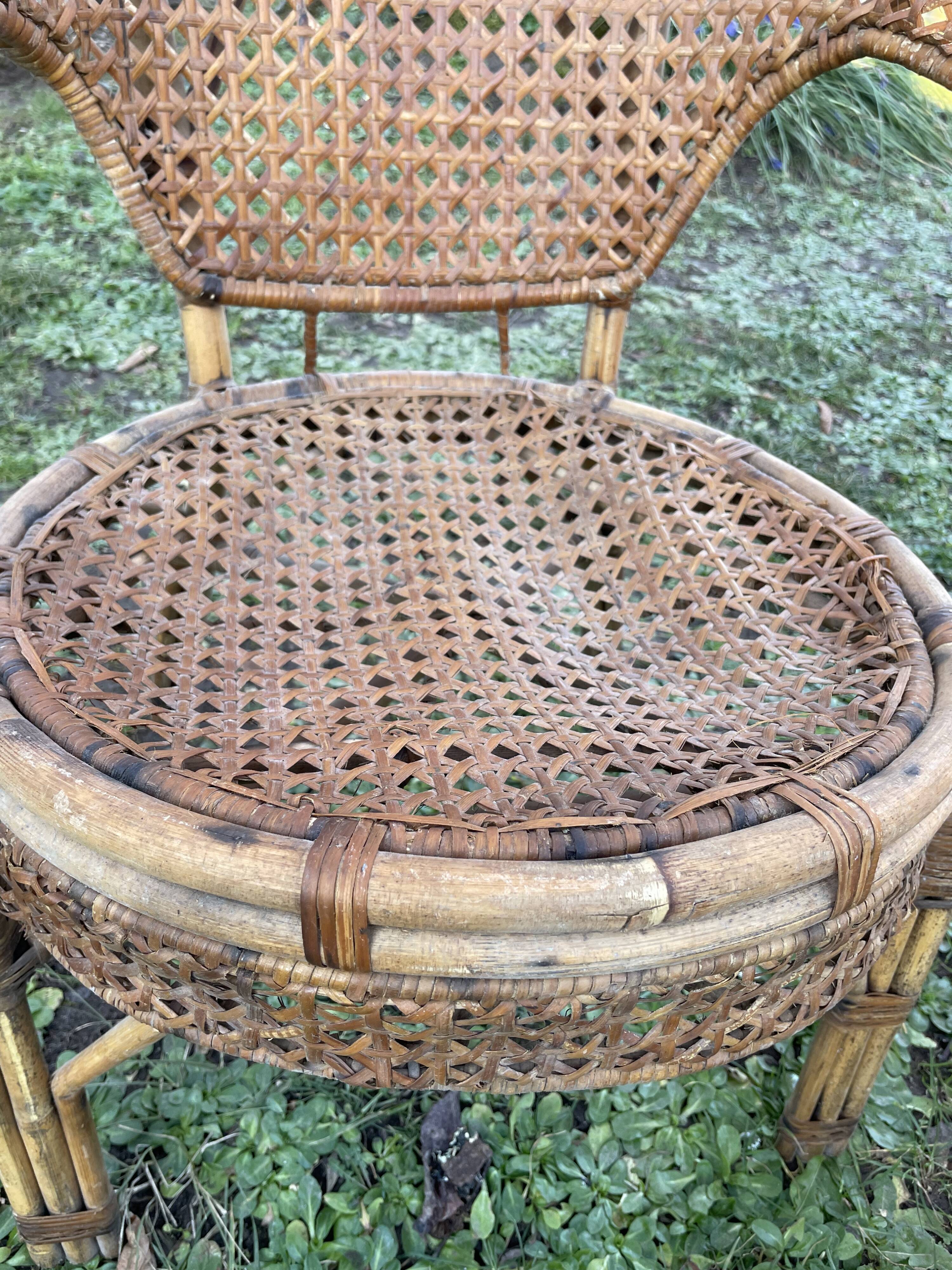 Rattan garden furniture