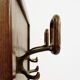 Mid Century Modern wood wall coat rack - 2 available