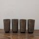 Set of 4 speckled ceramic mazagrans.
