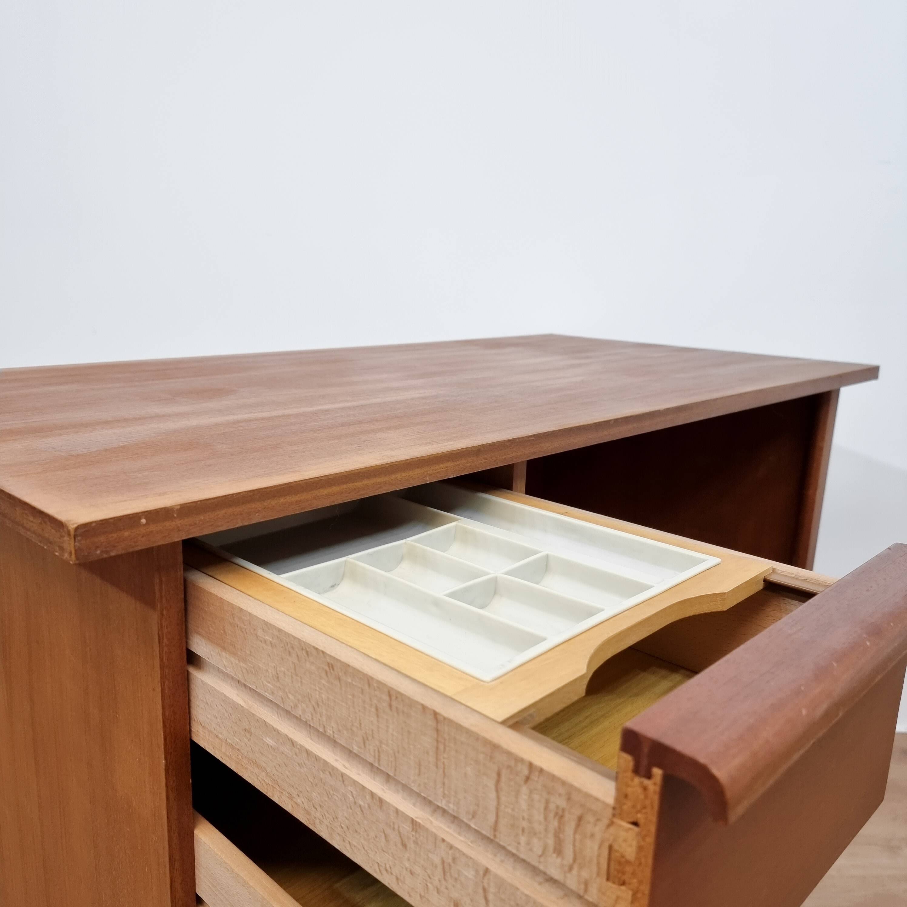 Scandinavian teak desk from the 1960s