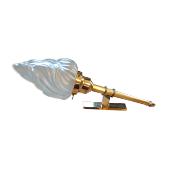 Vianne glass torch wall light