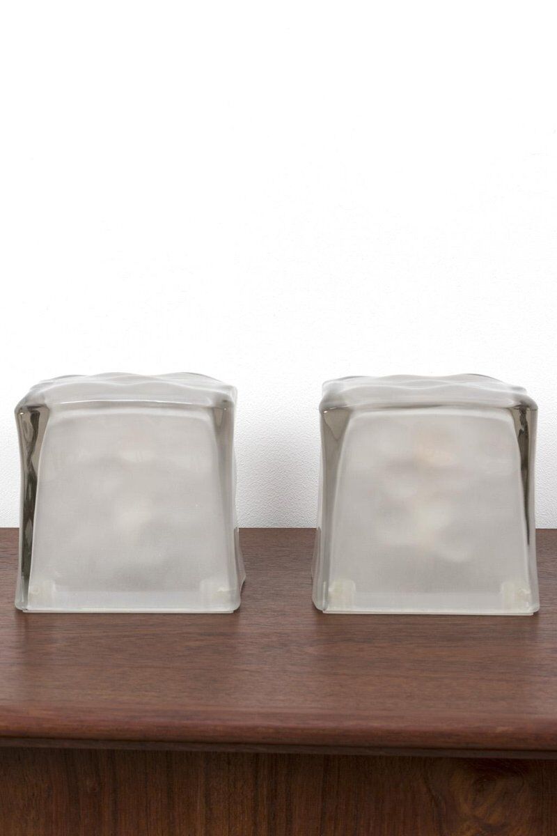 Lampes de table Iviken Ice Cube d'Ikea, ensemble de 2