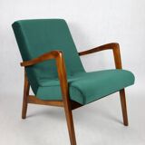 Chaise polonaise vintage en vert, années 1970