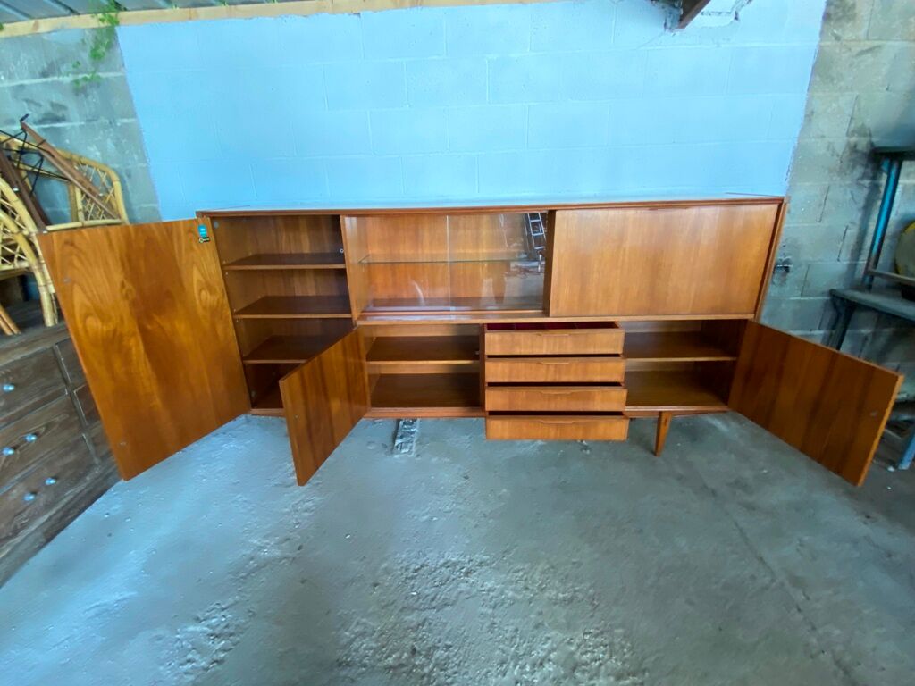 Sideboard teak bar NF AARNO scandinavian 60s