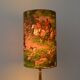 Lampshade with a hunting scene motif, horses, "Marignan" fabric.