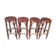 Suite of 4 bistro stools