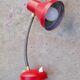 Table lamp red vintage year 70