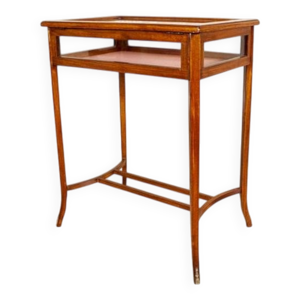 Table d'appoint vintage - acajou