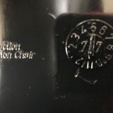 Set of 3 chairs Vintage black Verner Panton