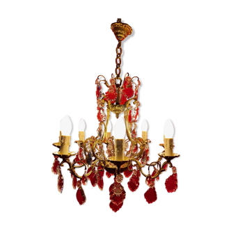 Louis XV style bronze chandelier