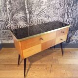 Vintage console table on legs