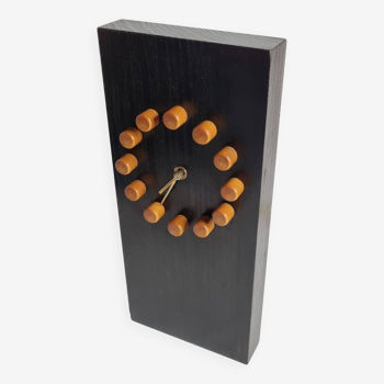 Horloge en bois design Van Tol, Holland, 34 cm