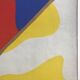 Claude Viallat, Sénanque Abbey, Gordes, 1978. original poster in screen printing on kraft