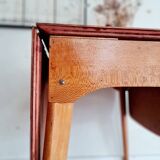 Table with folding compass legs