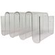 Sculptural range of Mid Century Modern in plexiglass from the 1970s.