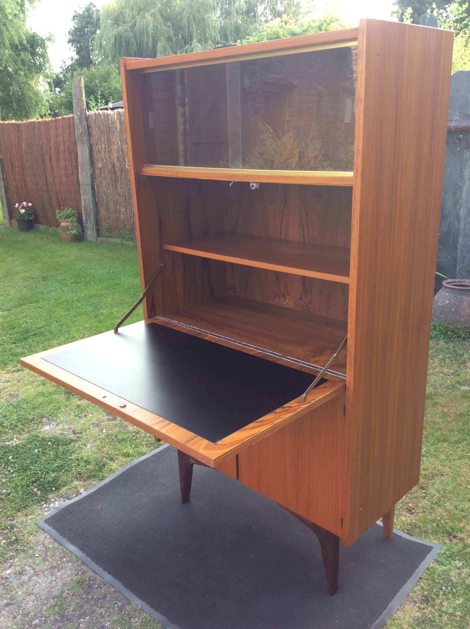 Scandinavian vintage teak secretary