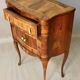 Bedside Or Sauteuse In Rosewood Marquetry