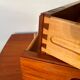 Scandinavian desk teak danish design 3 vintage drawers from the 60s