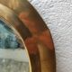 Brass mirror 45x29cm