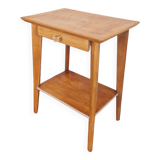 50s side table with compass legs