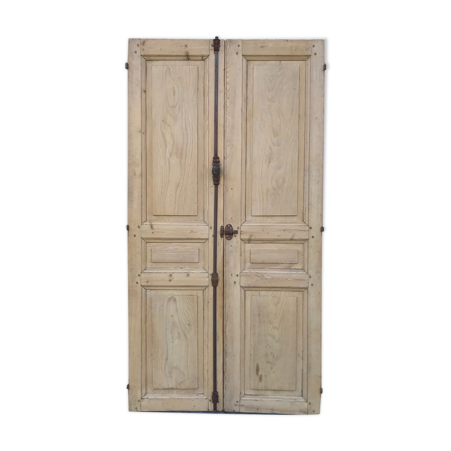 Paire de portes de placard vintage
