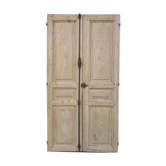 Paire de portes de placard vintage