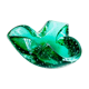 Empty pocket or vintage Italian ashtray in Murano bullicante glass, 1970