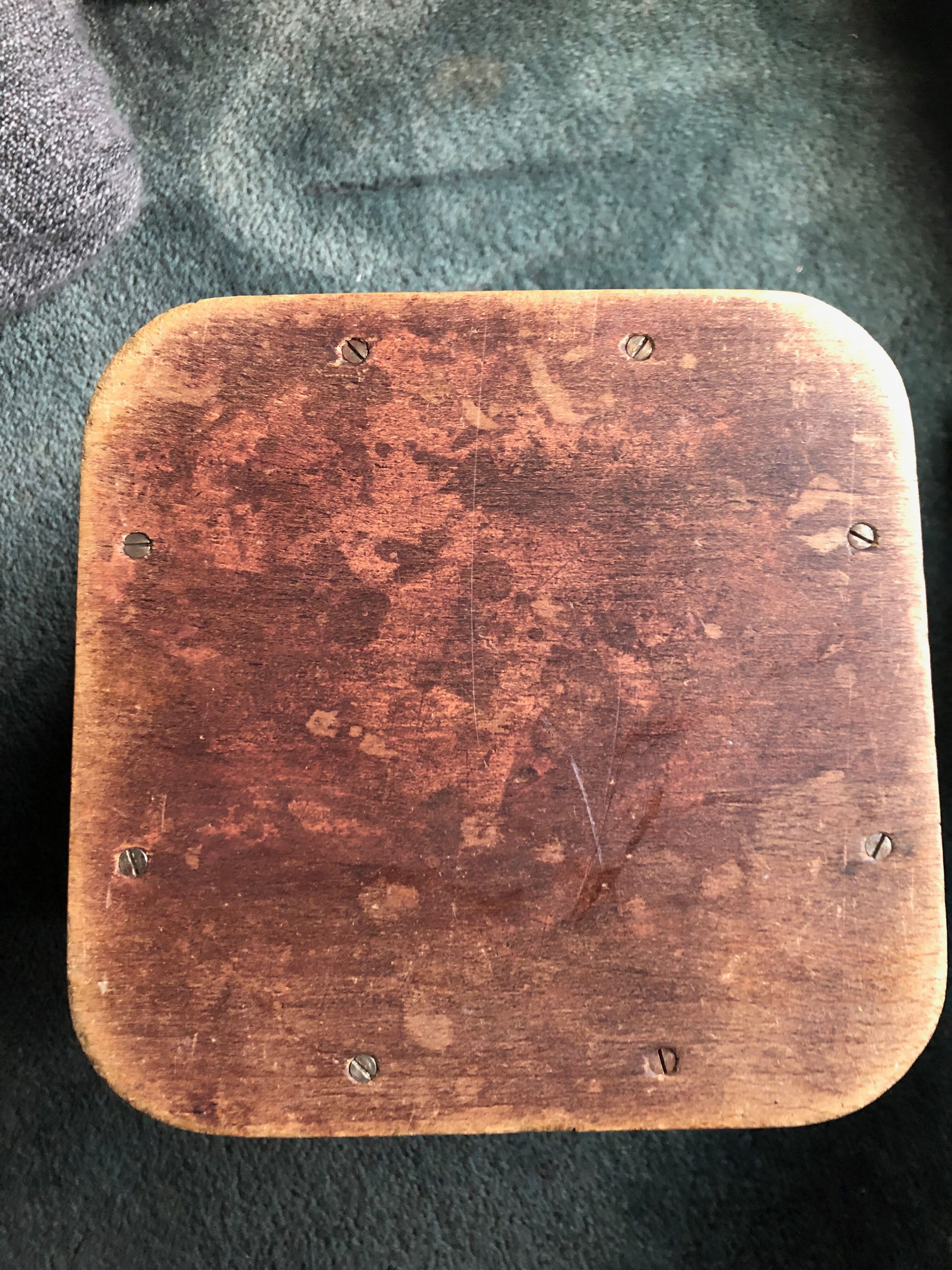 Antique art deco design rosewood waste paper basket