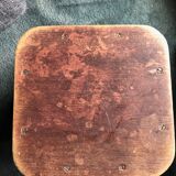 Antique art deco design rosewood waste paper basket