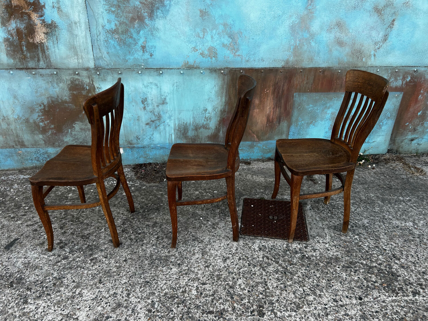 Maurice Lacour solid oak chair