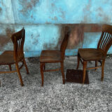 Maurice Lacour solid oak chair