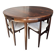 Rare Roundette dining room set by Hans Olsen, Denmark (1960s)