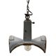 Vintage industrial mirrored pendant light by Esla