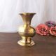 Gilded brass soliflore vase