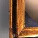 Miroir ancien bois doré 48 x 40 cm début XXe